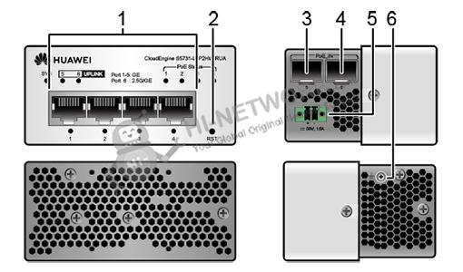 Structural diagram of Huawei クラウドエンジン Switch S5731-L4P2HW-RUA